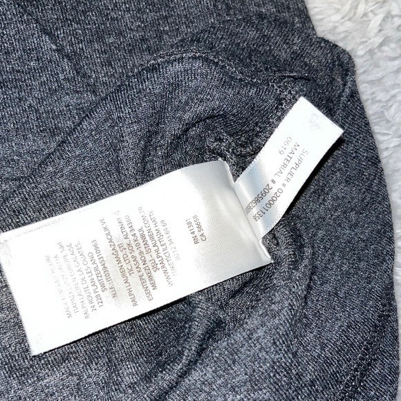 Women's Lauren Ralph Lauren‎ Top Long Sleeve Zip Shoulder Elbow Patch Size M - Picture 7 of 12